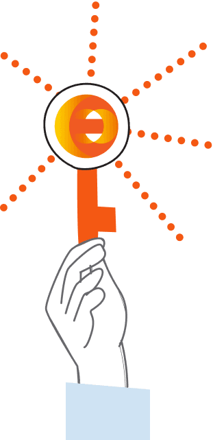 hand with key